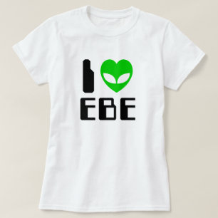 Camiseta I Alienígena Heart EBE