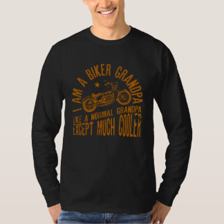 Camiseta I Am A Biker Grandpa Quote for Grandpa Motorbikes
