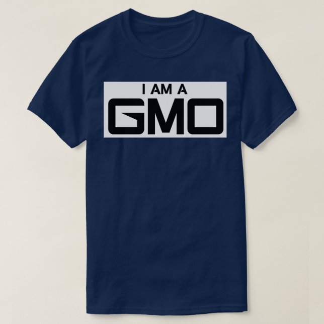 CAMISETA I AM A GMO  (Frente do Design)