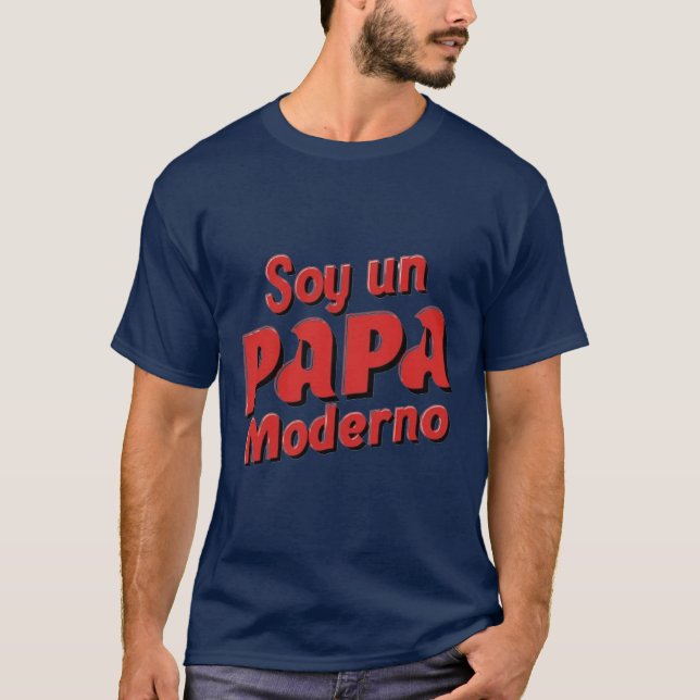 Camiseta I am a modern dad (Frente)