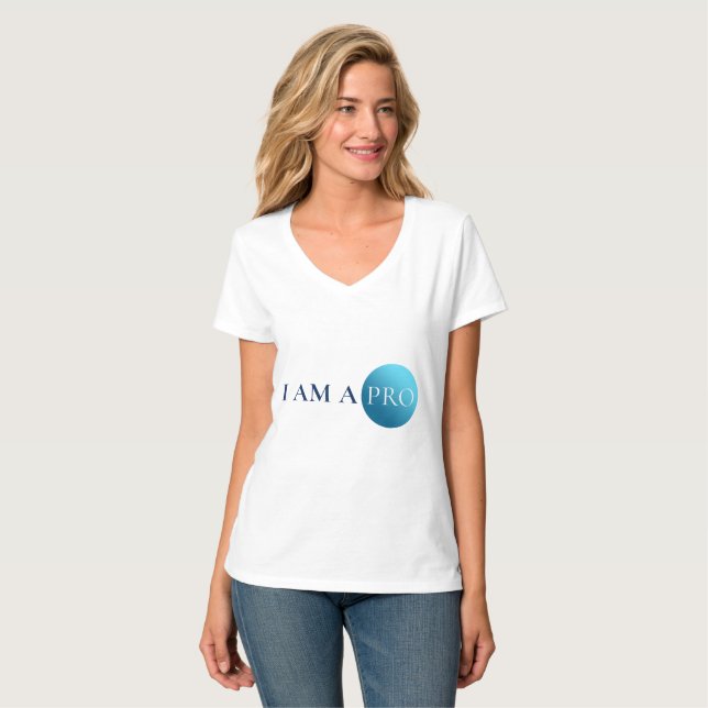 Camiseta I AM A PRO | Empowerment Minimalist (Frente Completa)