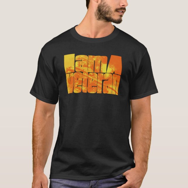 Camiseta I am a Veteran American Military Soldier  2 (Frente)