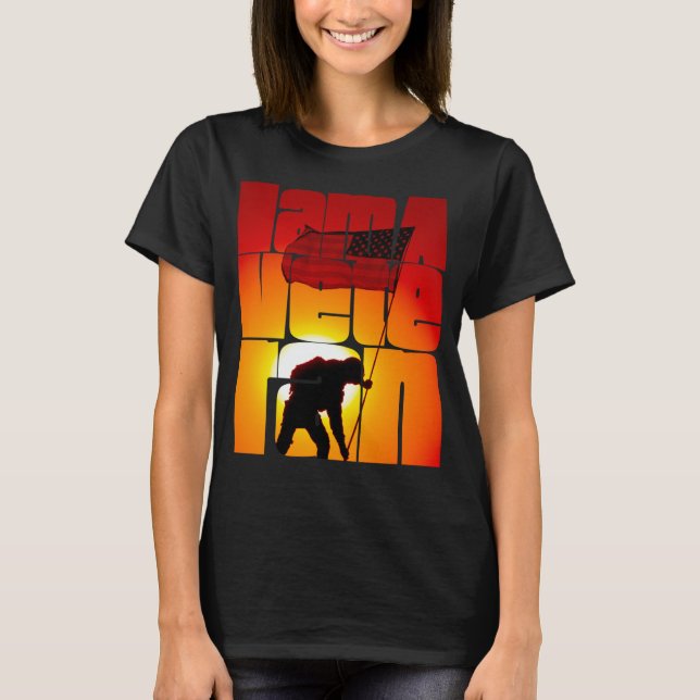 Camiseta I am a Veteran American Military Soldier  4 (Frente)