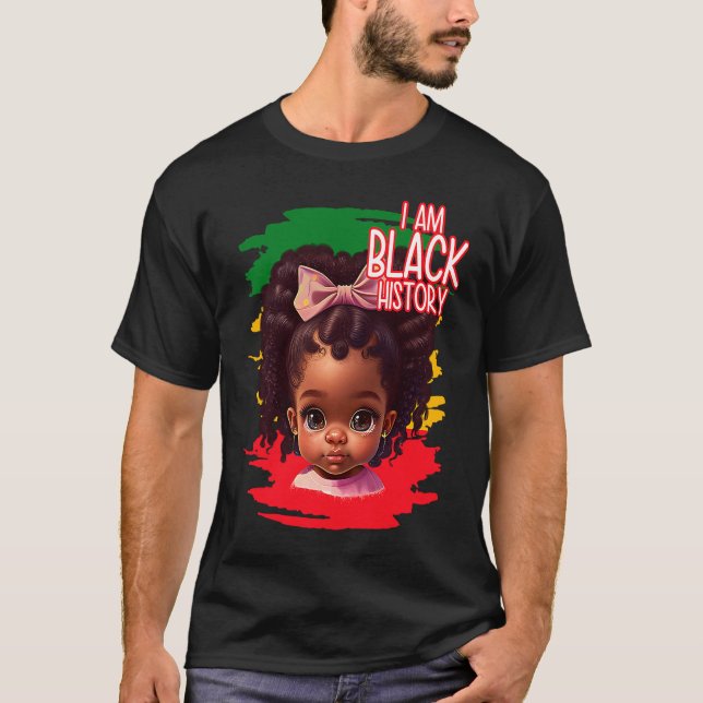 Camiseta I AM Black History 2023 Black History Month BHM (Frente)