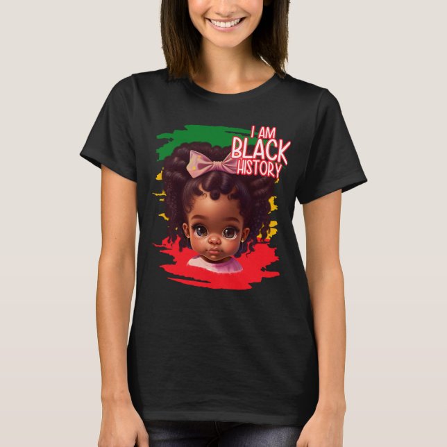 Camiseta I AM Black History 2023 Black History Month BHM (Frente)