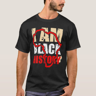 Camiseta I Am-Black History D.S-T Vintage Black History Mon