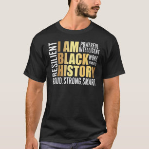 Camiseta I Am Black History Melanin Diversity_1