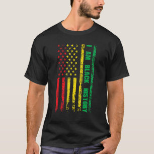 Camiseta I Am Black History Month African American Amer