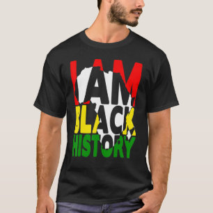 Camiseta I Am Black History Month African American Men Wome