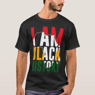 Camiseta I Am Black History Month African American Pride