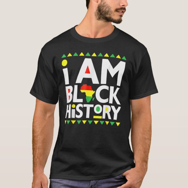 Camiseta I Am Black History Month African American Pride Ce (Frente)