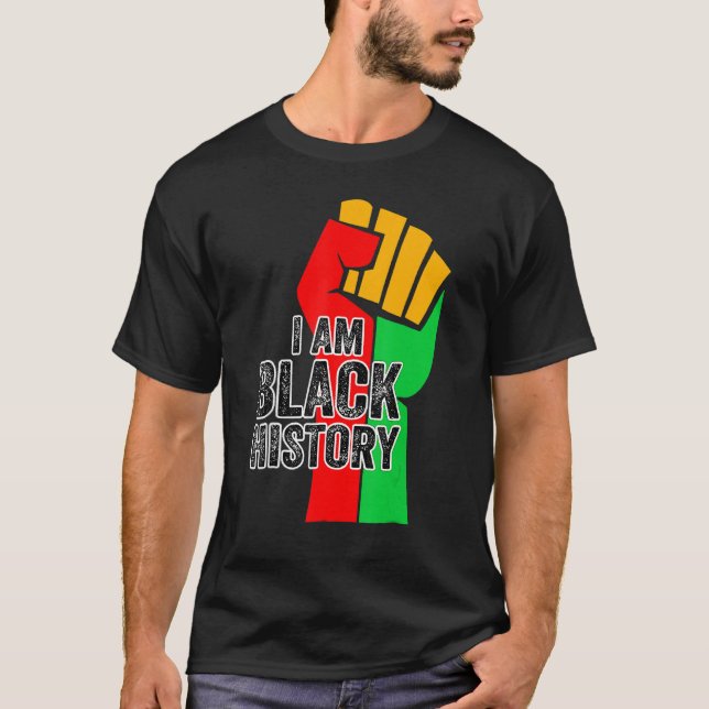 Camiseta I Am Black History Month African American Pride Ce (Frente)