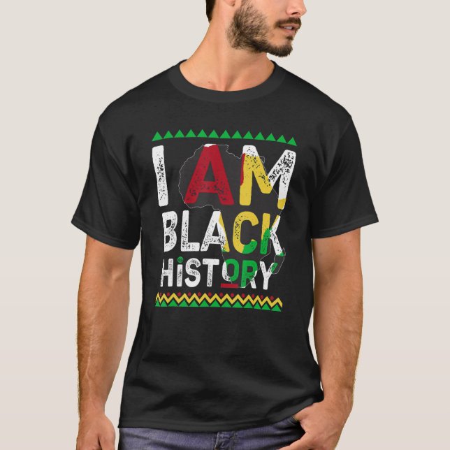 Camiseta I Am Black History Month African American Pride Ce (Frente)