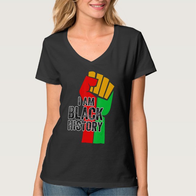 Camiseta I Am Black History Month African American Pride Ce (Frente)