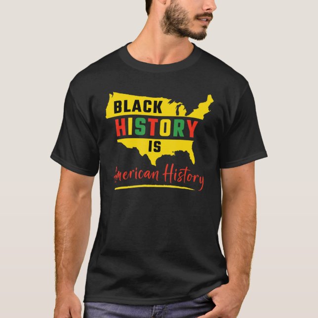 Camiseta I Am Black History Month Proud African American Aw (Frente)