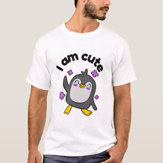 Camiseta I am cute penguin design