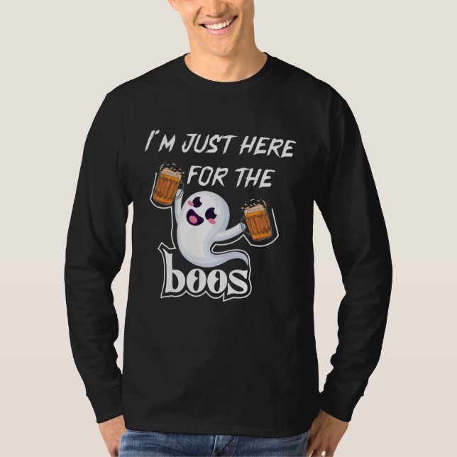 Camiseta I Am Just Here For The Boos Halloween Costume (Frente)