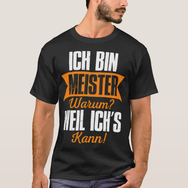 Camiseta I Am Master Why Because I bakery space cake donuts (Frente)