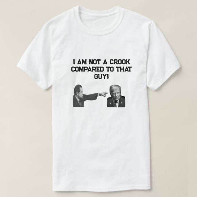 Camiseta I Am Not  A Crook T-Shirt (Frente do Design)