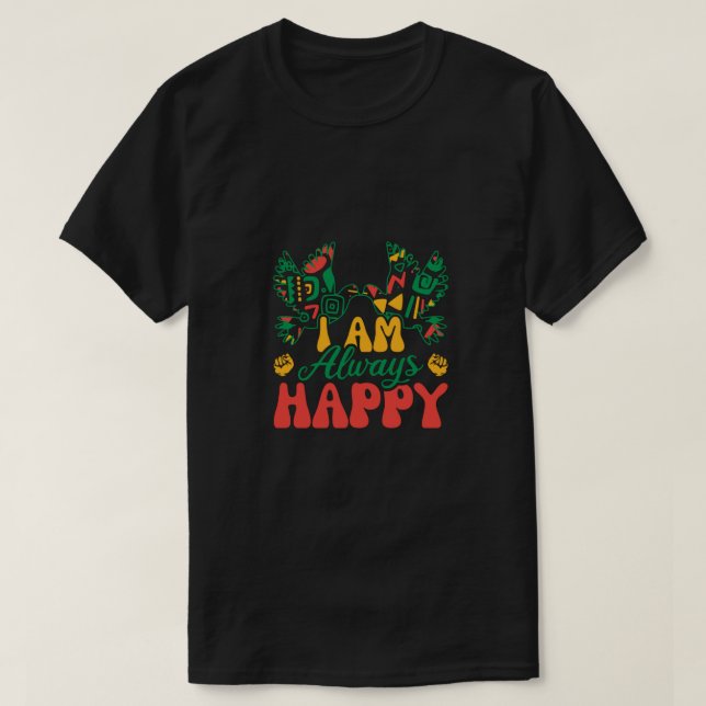 Camiseta i_am_sempre_feliz_02 (Frente do Design)