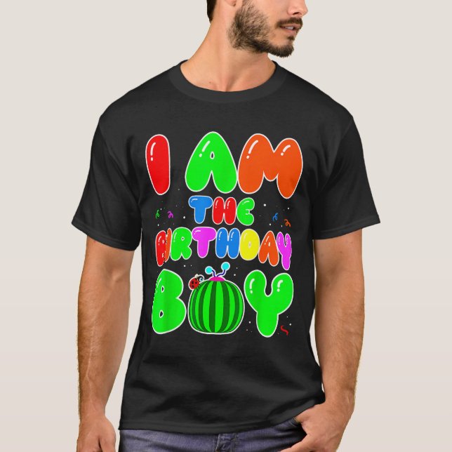 Camiseta I Am The Birthday Boy Funny Watermelon Birthday Fa (Frente)