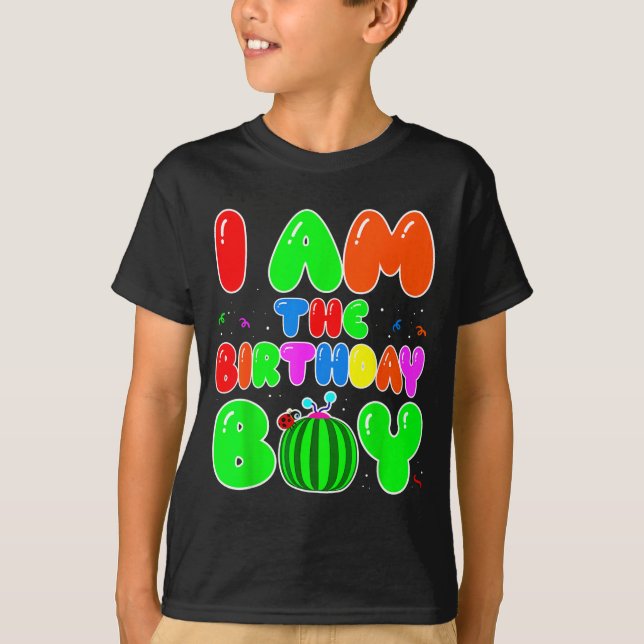 Camiseta I Am The Birthday Boy Funny Watermelon Birthday Fa (Frente)