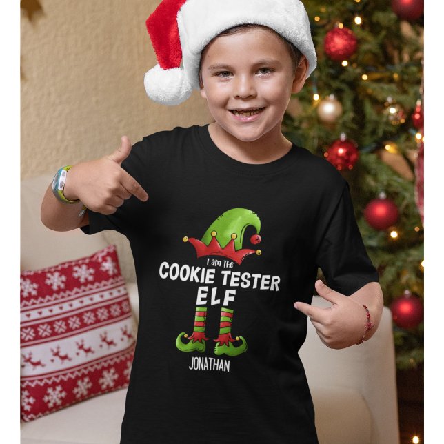 Camiseta I am The Cookie Tester Elf Christmas Elf (Criador carregado)
