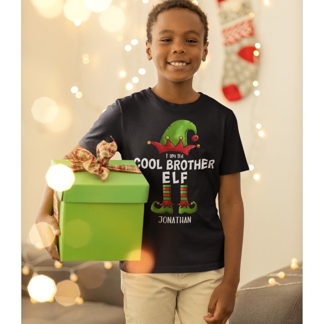 Camiseta I am The Cool Brother Elf Funny Elf (Criador carregado)