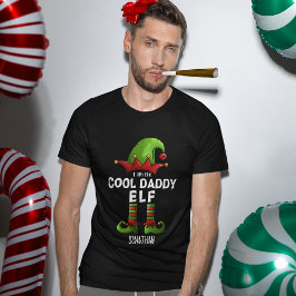 Camiseta I am The Cool Daddy Elf Funny Elf
