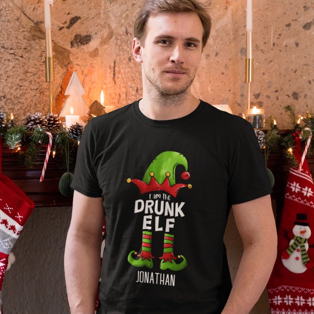 Camiseta I am The Drunk Elf - Funny Christmas (Criador carregado)