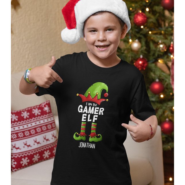 Camiseta I am The Gamer Elf Christmas (Criador carregado)