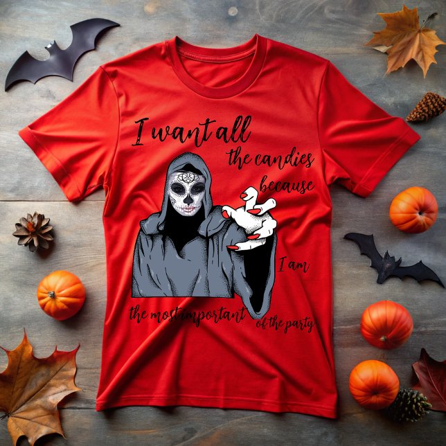 Camiseta I am the most important of the party (Criador carregado)