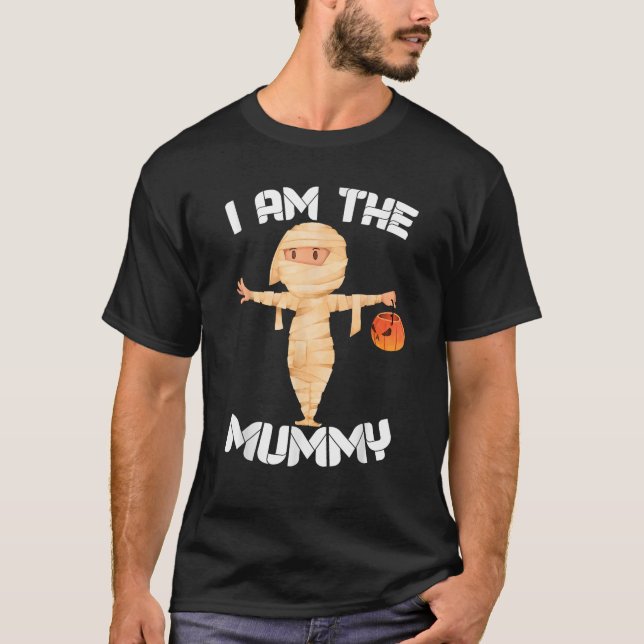 Camiseta I Am The Mummy Matching Halloween Costume Mom  (Frente)