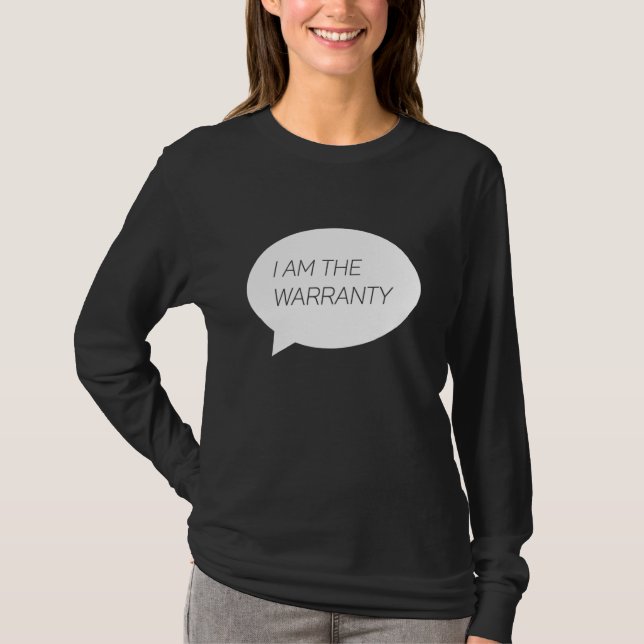 Camiseta I AM THE WARRANTY   Car Mechanic Car  Enthusiast 1 (Frente)
