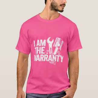 Camiseta I Amhe Warranty Race Car Parts Repair Guy Funny gi