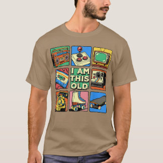 Camiseta I Amhis Old Retro Vintage Nostalgia 80s 90s Casset