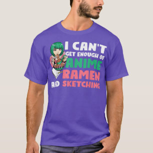 Camiseta I Anime Ramen And Sketching Anime Merch426