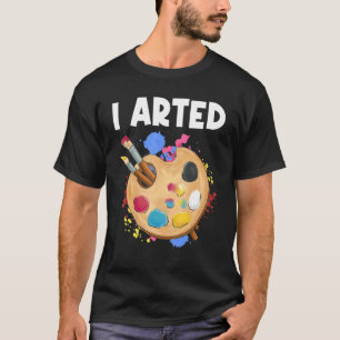 Camiseta I Arranjei pintura gráfica pintora pintura pintura