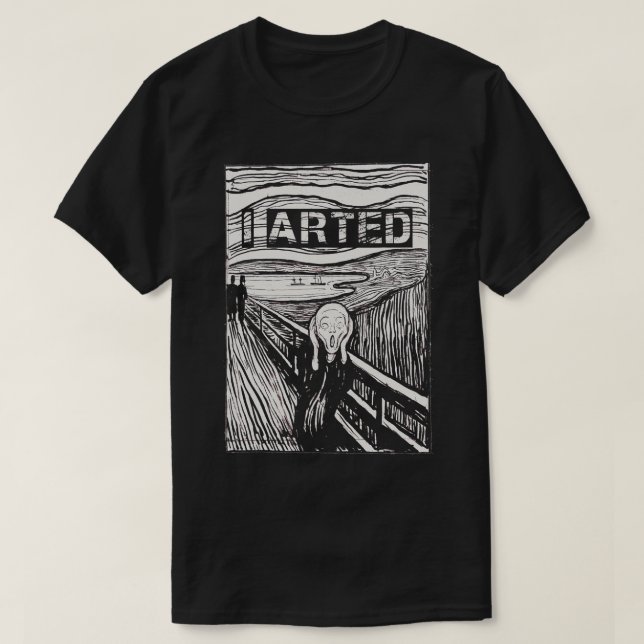 Camiseta I Arted Artist Professores de Arte Engraçados Dão  (Frente do Design)