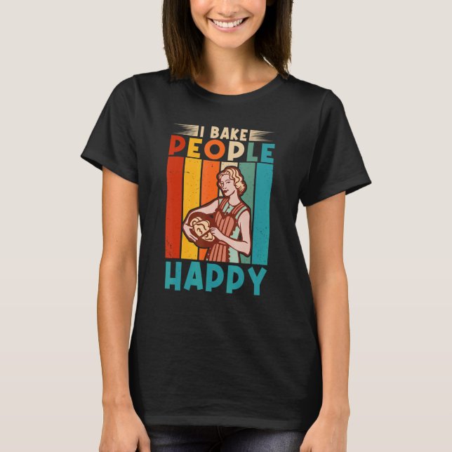 Camiseta I Assar Pessoas Cake Baker (Frente)