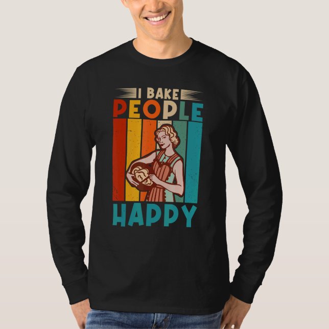 Camiseta I Assar Pessoas Cake Baker (Frente)