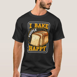 Camiseta I Assar Pessoas Happy Bread Baking