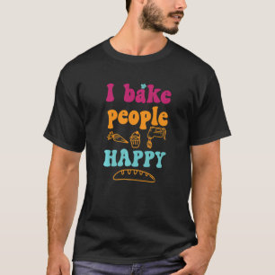 Camiseta I Assar Pessoas Happy Cake Baking Confectioner Pas