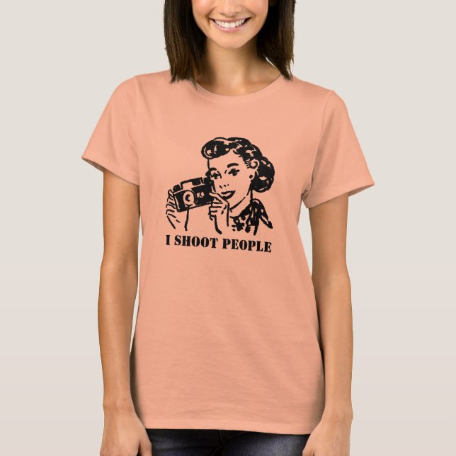 Camiseta I Atirar Pessoas (Frente)