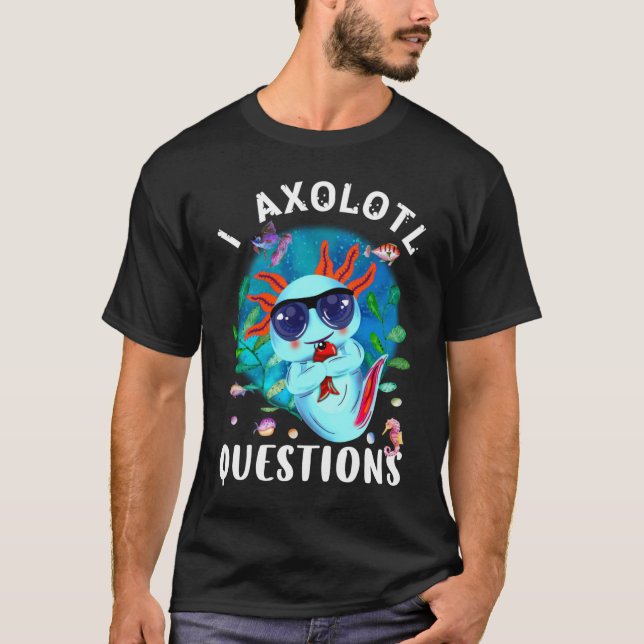Camiseta I Axolotl, Cute Axolotl Cote (Frente)