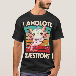 Camiseta I Axolotl Perguntas Camiseiros Crianças Enxertos A