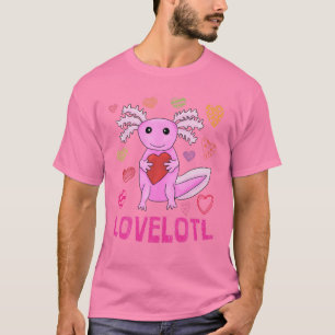 Camiseta I Axolotl Perguntas Kids Salamander Plush Encantad