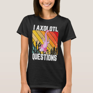 Camiseta I Axolotl questiona Vintage Axolotl Kids Boys Gir