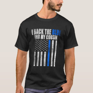 Camiseta I Back the Blue for My Prisin Blue Line Polic