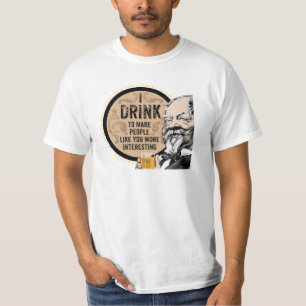 Camiseta I Beber (para torná-lo mais interessante)